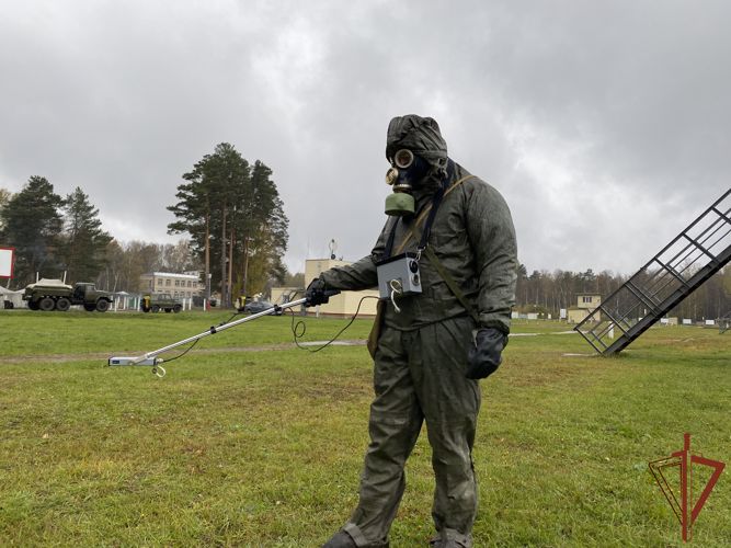 Рота РХБ защиты северского соединения Росгвардии вернулась с полевого выхода (видео)